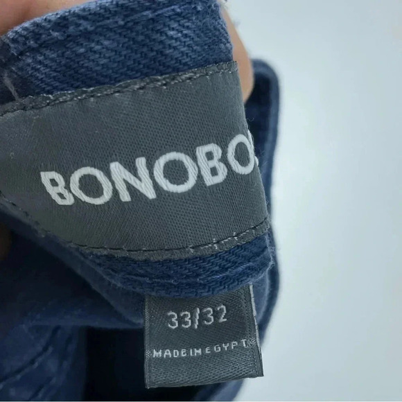 Bonobos Mens Size 33x32 Blue chino pants 0425 - Picture 5 of 10